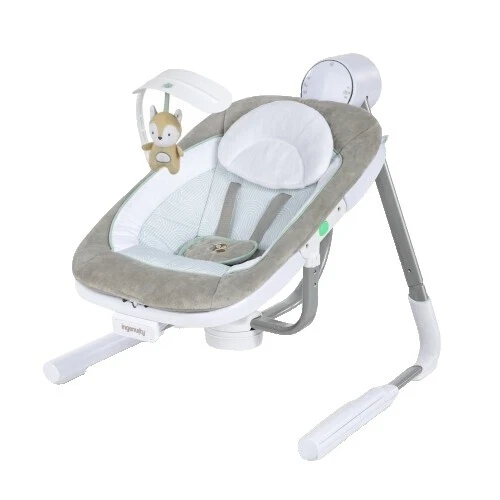 Белые рокеры и кресла для малышей