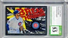 2017 Topps Finest Kris Bryant Break Throughs CSG 9.5