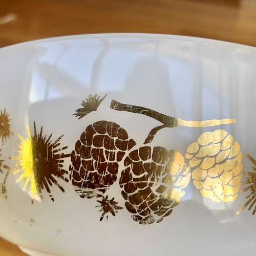 Vintage Agee Pyrex Golden Pine Ovenproof Casserole Dish O-CR-200 - Picture 5 of 7