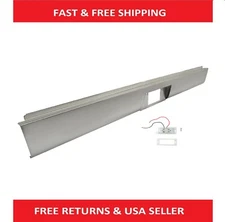 Steel Rear Bumper Roll Pan w/license plate light For 1972-93 Dodge D100/150/250