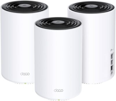 TP-LINK Deco X80 3er-Pack AX6000 Dual-Band Mesh WiFi 6 Multi-Gigabit 160 MHz