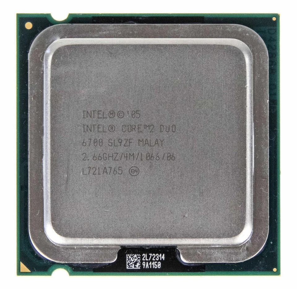 Intel Core 2 Duo E6700 Processor 2.66GHz LGA 775/Socket T CPU 65W 1066MHz - Image 2 of 4