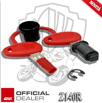 Kit De Clés Pour Serrure De Top-case GIVI - Neuf, Pièce D'origine (référence Z140R)
