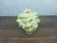 Skull Snake Gear Shift Shifter Knob From Billiard Cue Ball Hand Carved Skull Snake Gear Shift Shifter Knob From Billiard Cue Ball Hand Carved