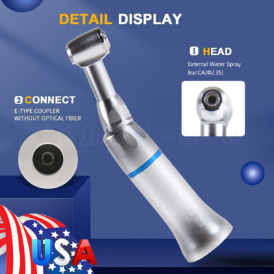 Pièce à Main Dentaire Basse Vitesse SANDENT – Style NSK, Contre-angle, Pour Fraises 1,6 Mm, Pneumatique