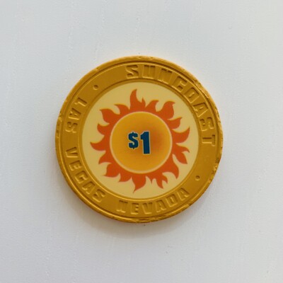        Suncoast * $1 Poker Chip / Jeton * 2000 * Las Vegas, Nevada * Casino  