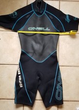 O'NEILL Mens M XS4D 2/1mm Neoprene Shorty Spring Pull-On SS Zip Wetsuit Surf