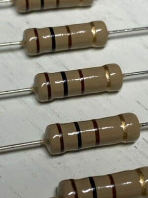 2 WATT  100 OHM  5% CARBON FILM RESISTORS 50 PCS