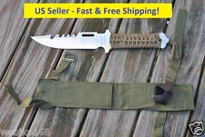 10.75" Pocket Knife Blade Rescue Combat Camping Hiking Fishing Hunting Survival