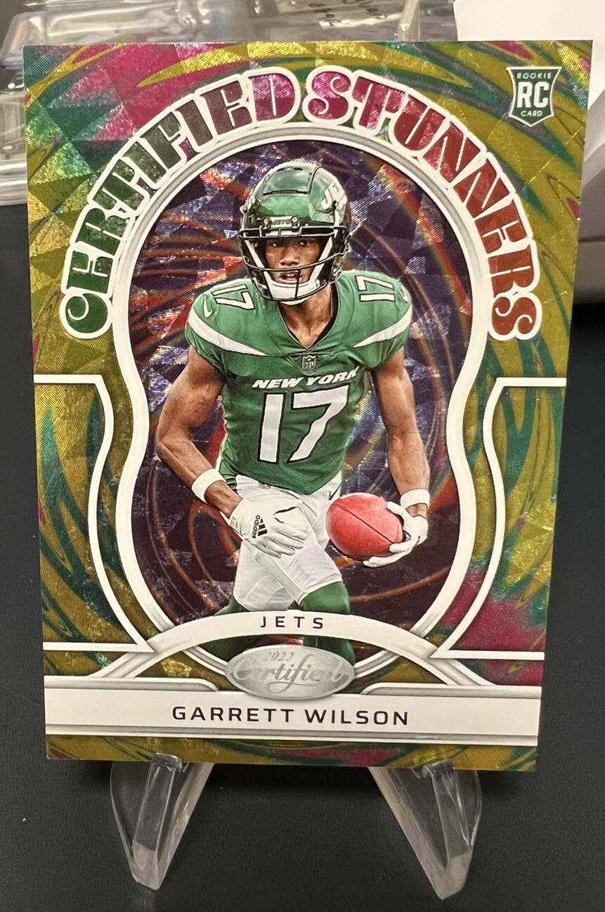 Garrett Wilson 2022 Panini Certified Certified Stunners Case Hit - New York Jets