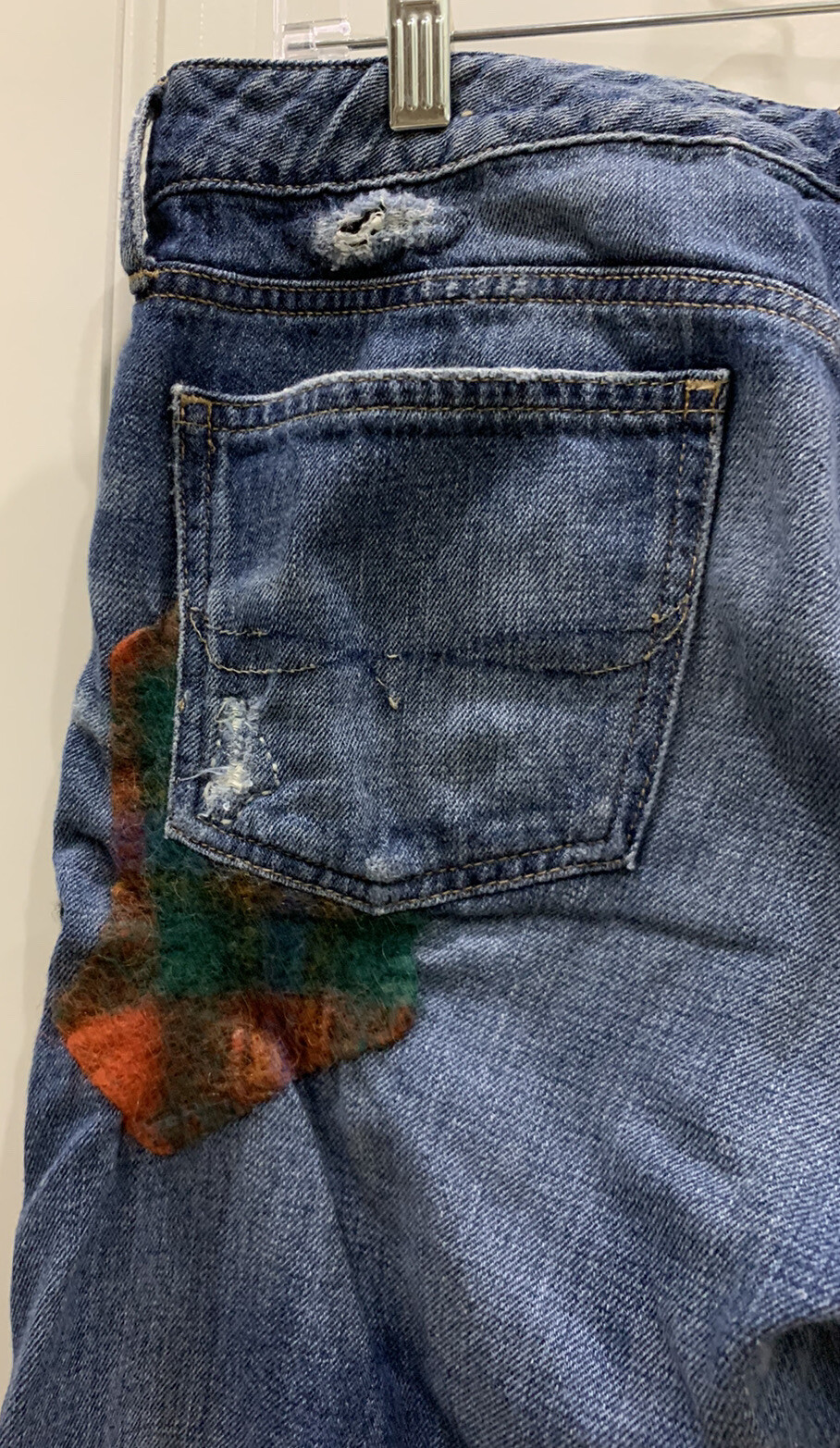 Polo Ralph Lauren Blue Label Patchwork Slim Astor Jeans Distressed - Rare Find image 9