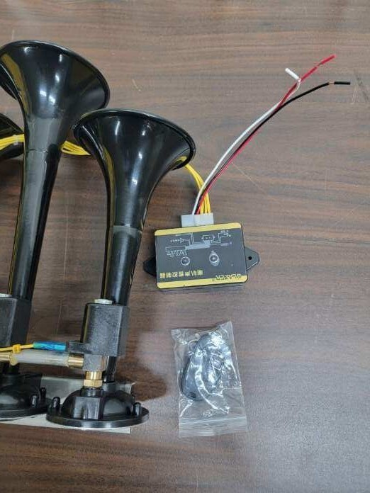 AJ HORN Music Air Horn Trumpet /Air Horn BABY SHARK Kit Set 12V 130dB