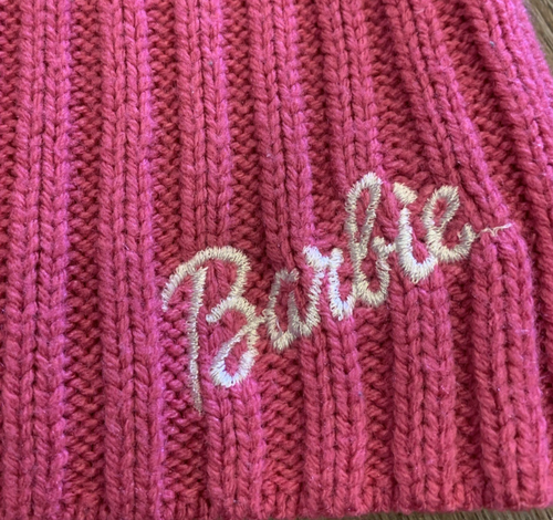 Vintage Y2K Barbie Pink Knit Sweater Sz Small - Picture 21 of 23