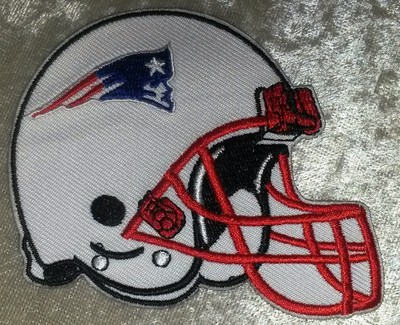 New England Patriots Helmet  3.5'' Iron On Embroidered Patch ~Free Tracking!
