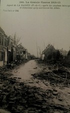 Normandy France Postcard Early 1900s Rare Bassee WW1 Battle Damage Street View