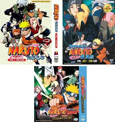 ANIME DVD –NARUTO SHIPPUDEN (Vol.1-220End) ~English Sub