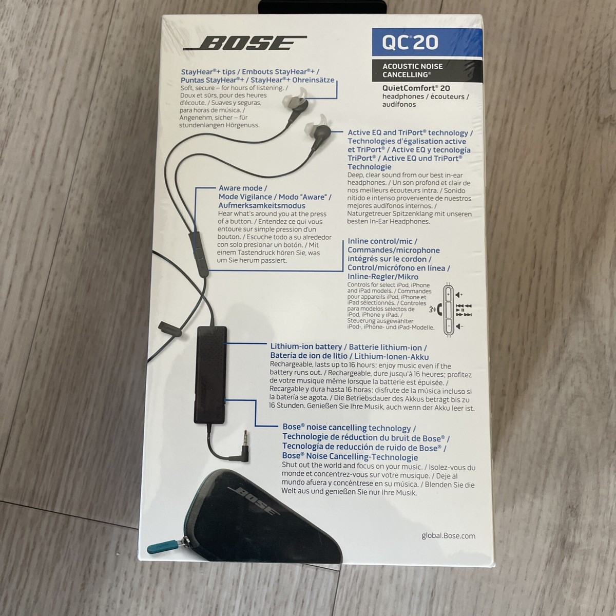 Bose QuietComfort 20 QC20 Noise Cancelling Headphones for Bose QuietComfort 20 QC20 Noise Cancelling Headphones for