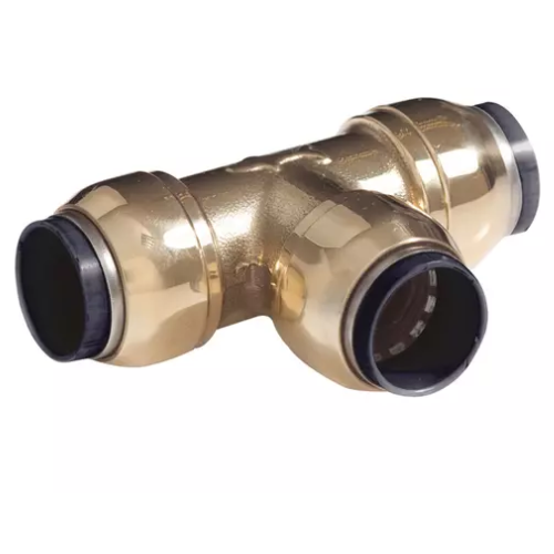 Sharkbite Push-Fit 20mm Equal Tee DZR Brass - like Tectite
