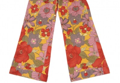 JUNYA WATANABE COMME des GARCONS Floral Jacquard Wide Pants