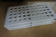 Plastic Rack for Microcentrifuge Tube Holder Stand 2 1.5 ml 50 Positions, New