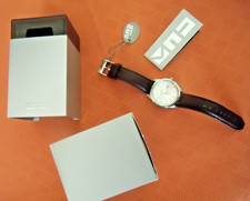NEU OVP Langnese Magnum MTP- Armbanduhr mit braunem Lederarmband