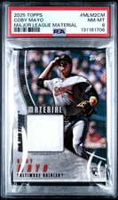 2025 TOPPS MAJOR LEAGUE MATERIAL SERIES 2 #MLM2CM COBY MAYO PSA 8