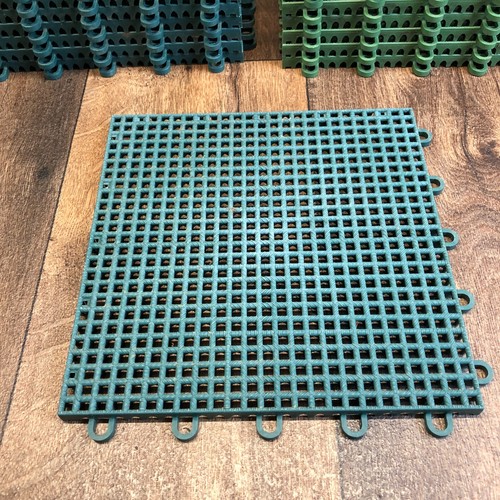 Sport Court Tiles 10x10 20 Pack Pickleball Tennis Flooring Green Modular