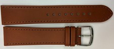 Junghans Max Bill Adéquat pour Automatique Bracelet 20mm Cuir Marron Lisse 2509
