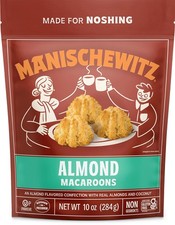 Premium Coconut Almond Macaroons 10 Ounce Gluten Free Resealable Snack Pack