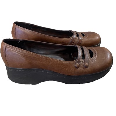 Vintage Steve Madden Brown wedge Soles Mary Jane shoes Women's