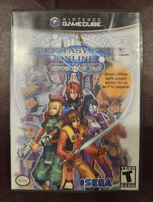 SEGA Phantasy Star Online Ep I & II (GameCube) Complete Manual T NTSC-U/C