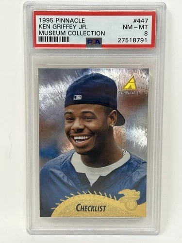 1995 Pinnacle - Checklist Ken Griffey Jr #447 Museum Collection PSA 8