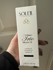 Soleil Trio Miracle Oil 4.06 fl oz Coconut Rose Marula Paraben-Free