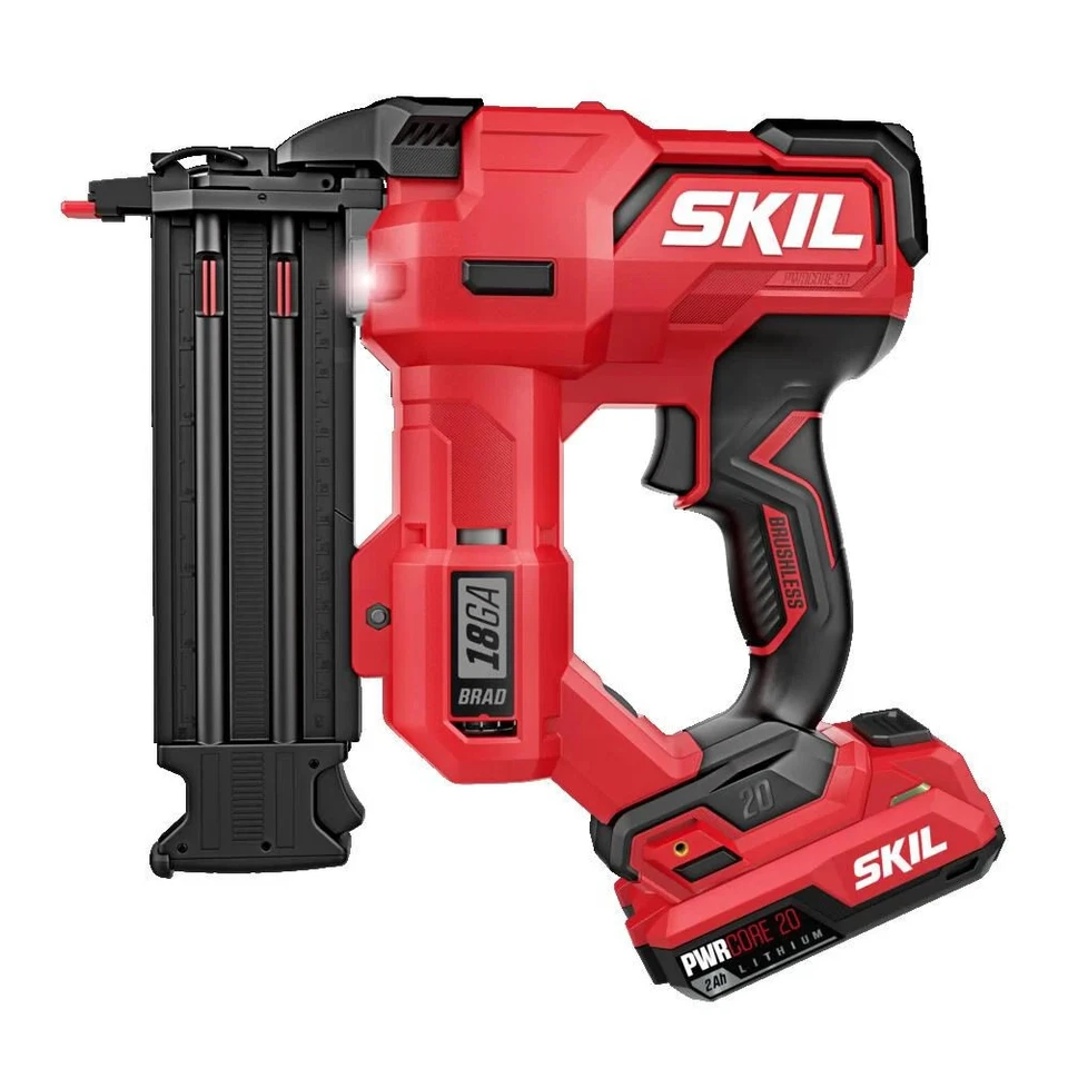 Skil Pwr Core 20 无刷 20 伏 18Ga Brad Nailer 套件 — 第 3/3 张图片