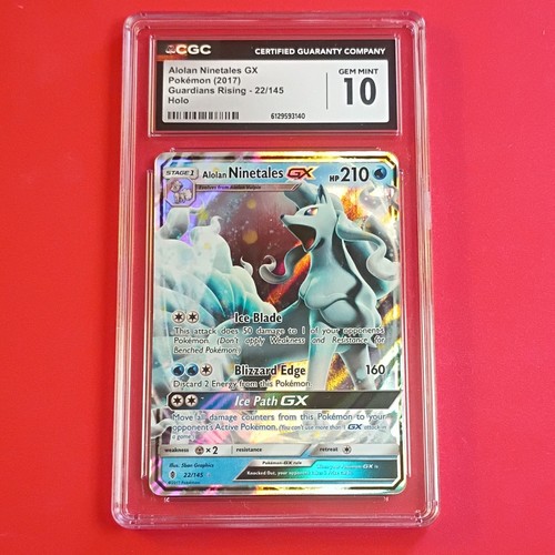 Alolan Ninetales-GX graded CGC 10 for sale on eBay