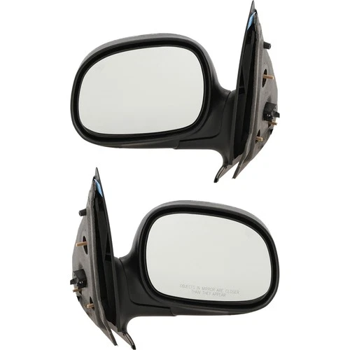 Power Mirrors Chrome Pair Set For Ford F150 2001-2003 Crew Cab RH and LH Side