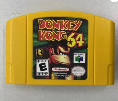 DONKEY KONG 64 N64 Video Games For Nintendo 64 console US Version