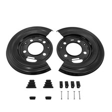 Pair Rear Brake Dust Shield Backing Plates For 1999-15 Ford F250 F350 Excursion