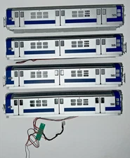 MTH HO SCALE R17 SUBWAY CARS SHELLS 6512/6512/6518/6531 SOUTH FERRY/LEXINGTON AV