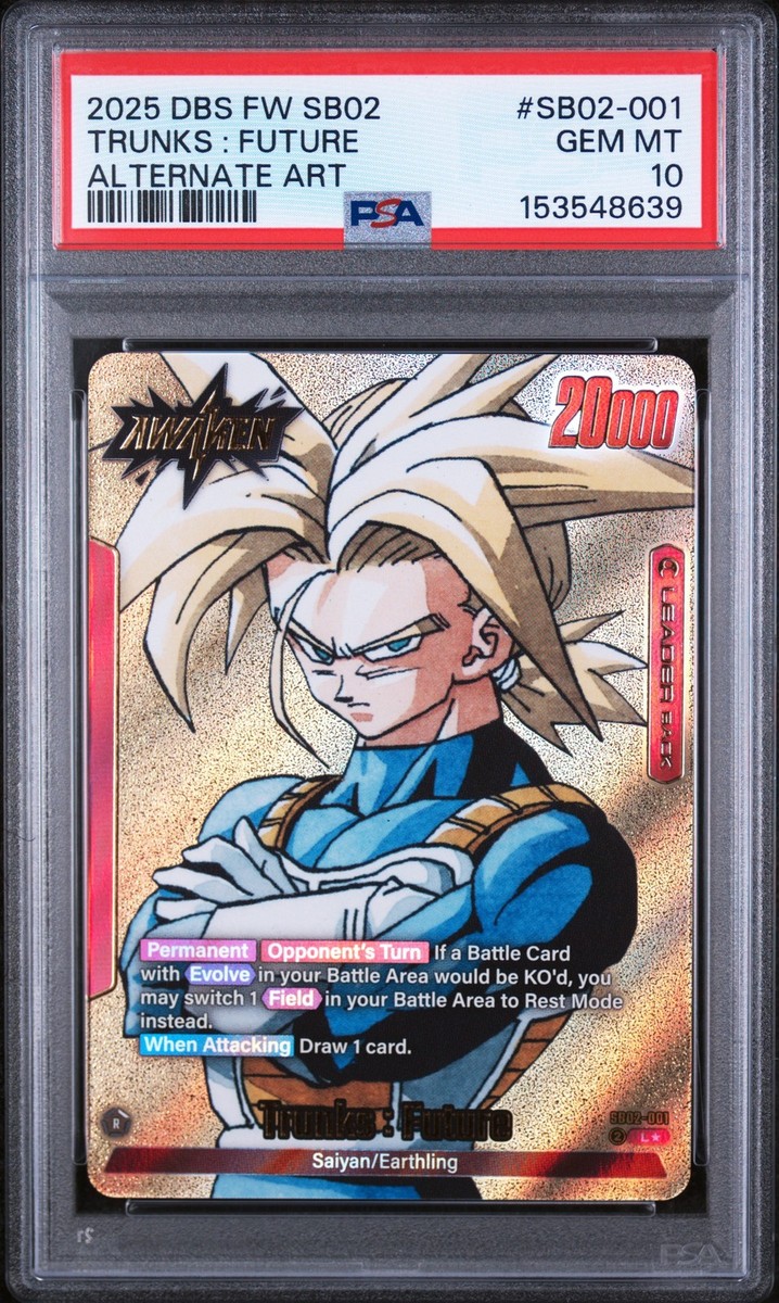 DRAGON BALL SUPER CARD GAME FUSION WORLD MANGA BOOSTER 02 TRUNKS