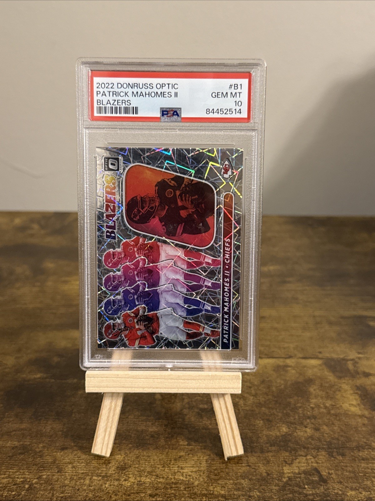 🔥2022 Donruss Optic #B-1 PATRICK MAHOMES II Blazers PSA 10 - Kansas City Chiefs