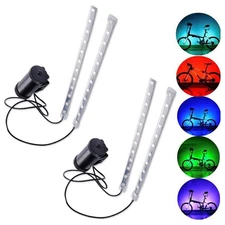 Bike Lights LED Bicycle Frame Light for Night Riding Waterproof RGB Color Bright