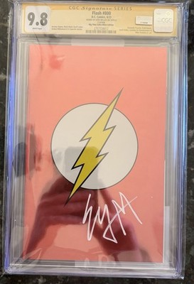 Ezra Miller Autographed 2023 The Flash #800 Red Variant Foil Cover CGC SS 9.8