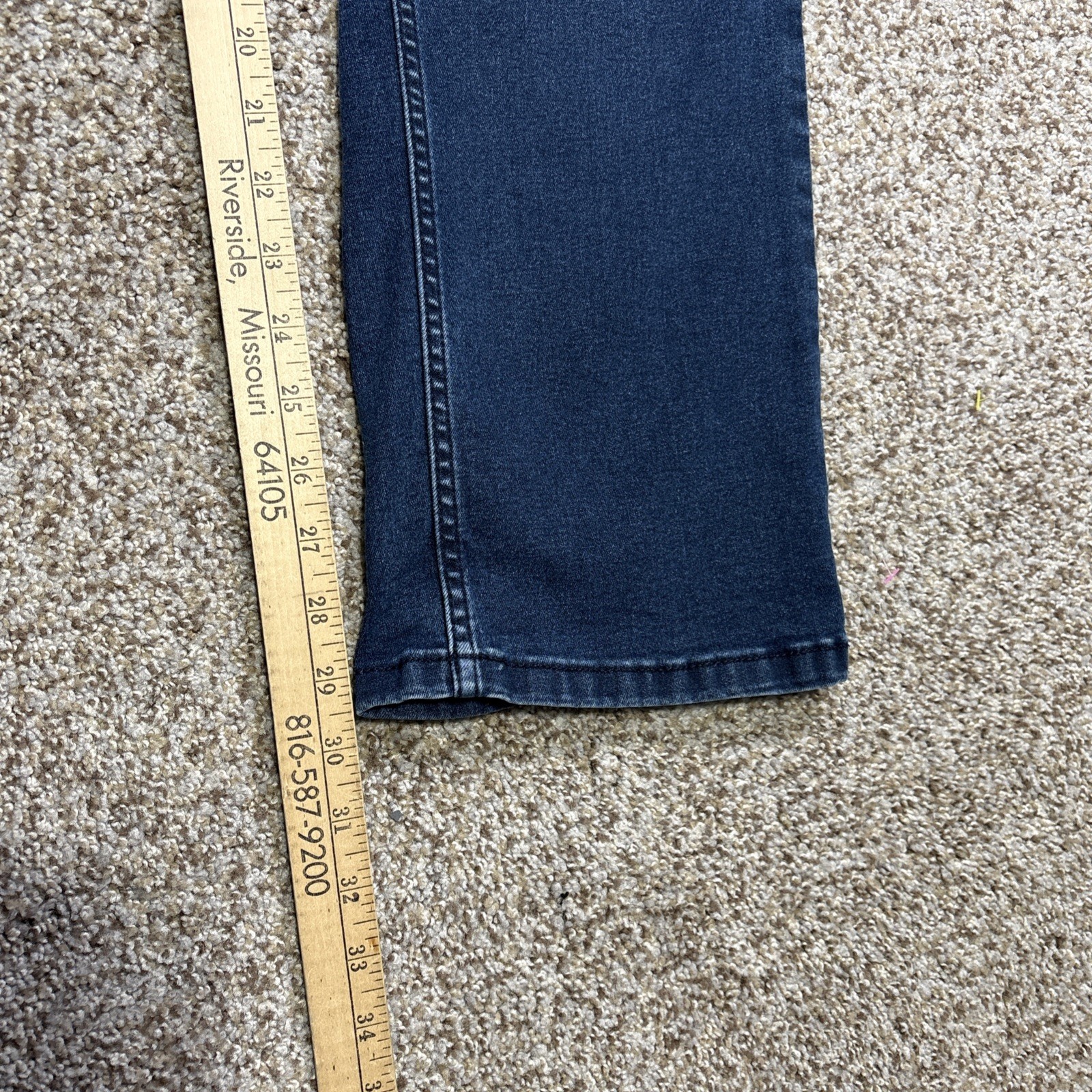 The Perfect Jean NYC Slim Fit Dark Denim Blue Mens 40x30 (39x29.5) - View 9