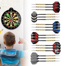 Jeu Fléchettes 18pcs Pointes Acier Corps Métal pour Précision Pro