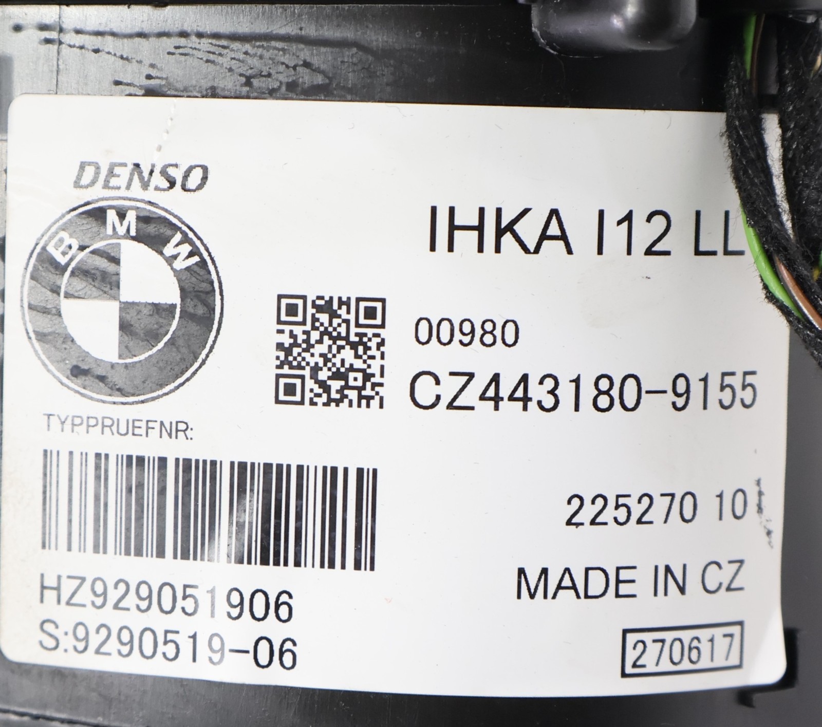 2014 - 2020 BMW i8 I12 HVAC AC CLIMATE HEATER BLOWER MOTOR HOUSING BOX OEM