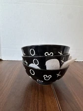 2022 Zrike Brands Disney Love Mickey Mouse Head Tidbit 3 Ceramic Bowl Set
