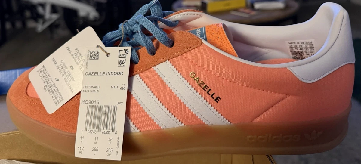 Adidas Gazelle Indoor Beam Orange Gum for sale | eBay