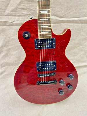 Epiphone Les Paul Limited Edition Quilted Maple Top Cherry Red