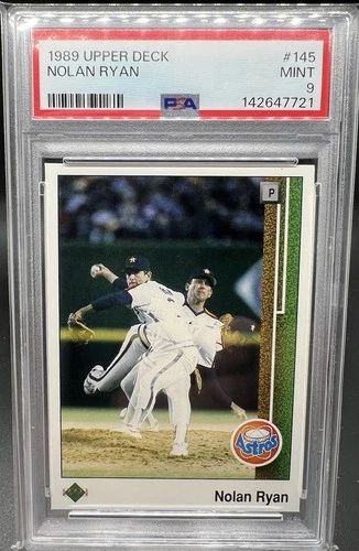 1989 Upper Deck NOLAN RYAN #145 PSA 9 Mint